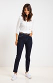 Pantalon 7/8 en denim surteint