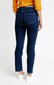 Pantalon 7/8 en denim brut avec ceinture