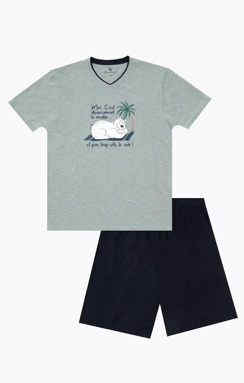 Pyjama court Doucement le matin