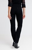 Pantalon en denim noir bi-stretch