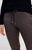 Pantalon 7/8 en maille fantaisie