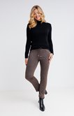 Pantalon 7/8 en maille fantaisie