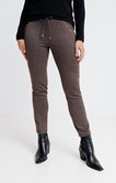 Pantalon 7/8 en maille fantaisie