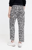 Pantalon 7/8 imprimé détail œillet