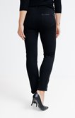 Pantalon 7/8 slim avec galon sequin côté