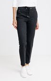 Pantalon 7/8 slim rayé