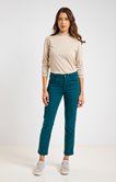 Pantalon 7/8 en coton stretch