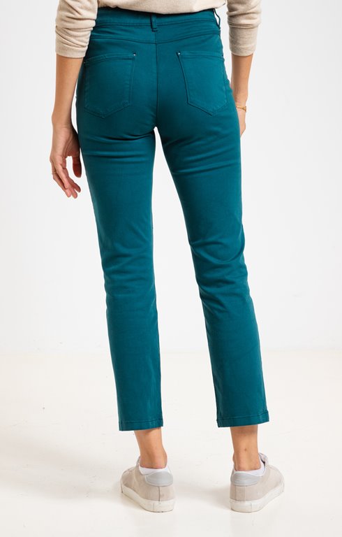 Pantalon 7/8 en coton bi-stretch - 20,00€ - Armand Thiery