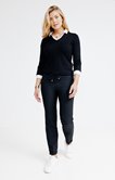 Pantalon 7/8 ville coupe slim