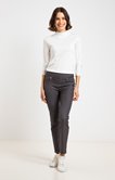 Pantalon slim city avec élastique dos