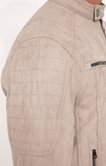Blouson biker suede