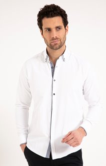 Chemise manches longues SATIN CHECK