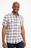 Chemise manches courtes CRX STRIPY BROWN
