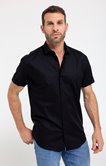 Chemise manches courtes rubanoir