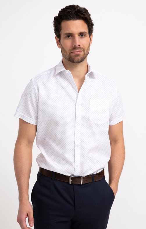 Chemise manches courtes regular